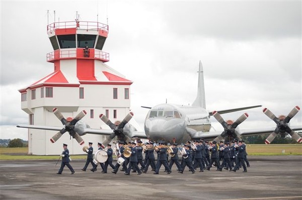 The RNZAF Base Auckland Band brings its brassy sounds to Waitakere with a concert at Falls Reserve in Henderson on February 15.